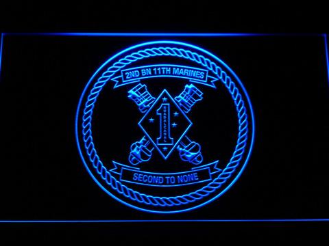 US Marine Corps 2nd Battalion 11th Marines LED Neon Sign